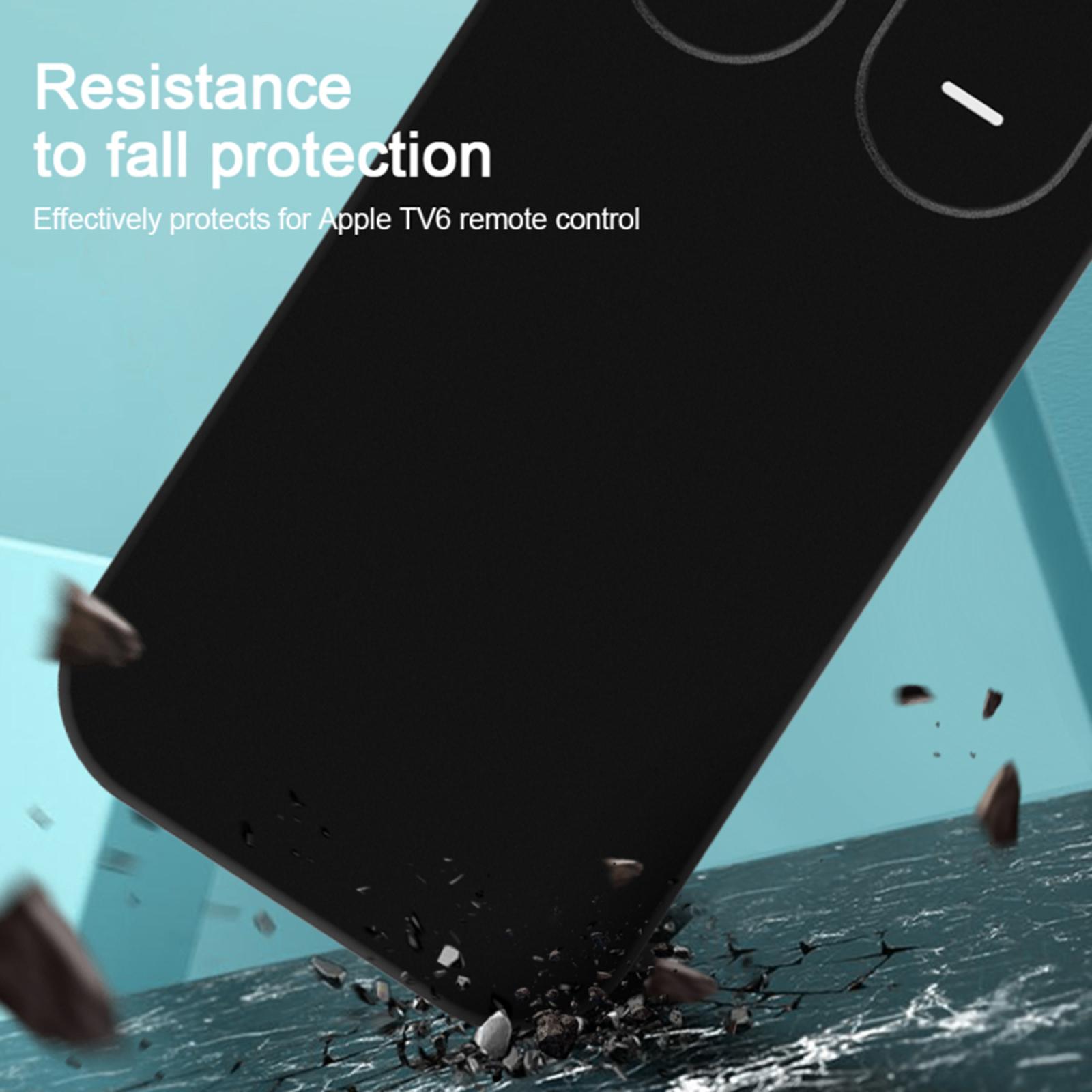 Remote Control Sleeve Protective Case Cover Fit for Apple TV6 Anti-slip Tool