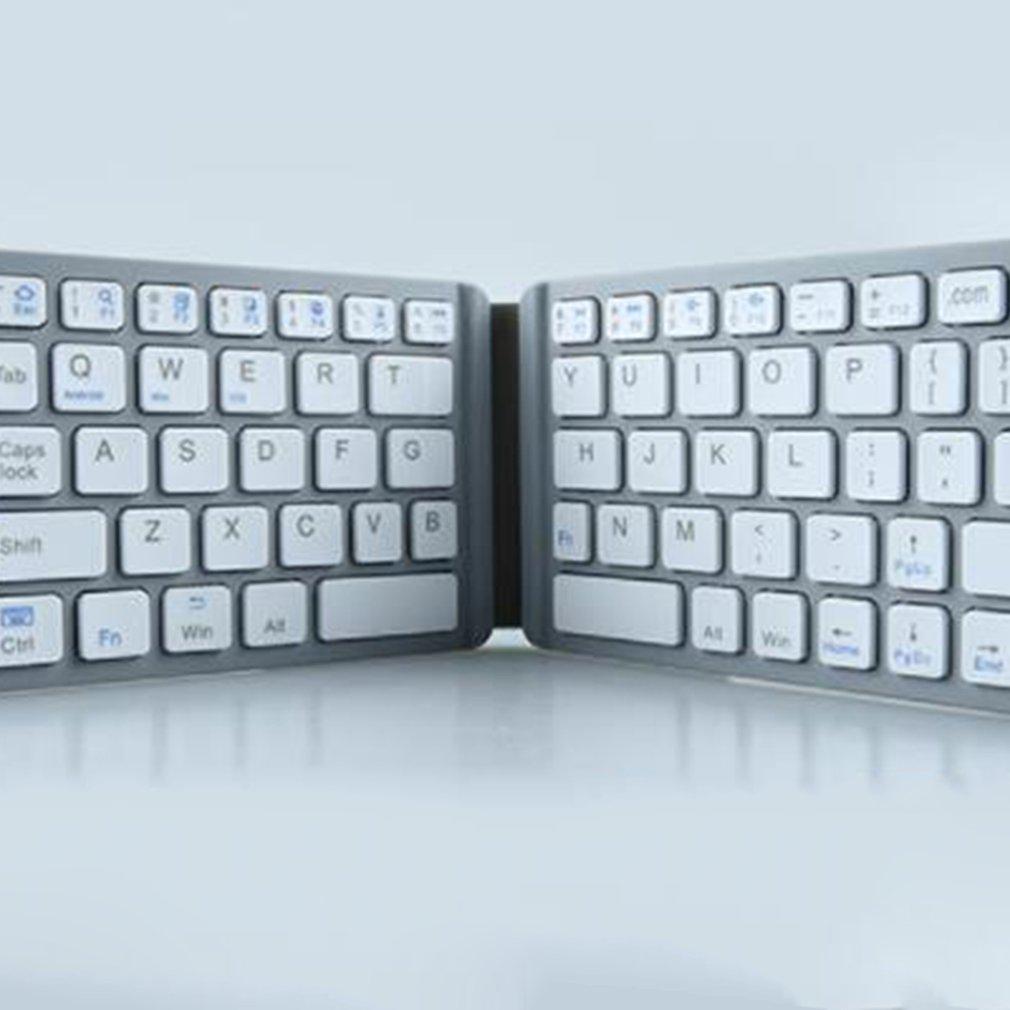 Gấp Di Động Bàn Phím Không Dây Không Dây Gấp Bàn Phím Không Dây Bàn Di Chuột Bàn Phím Thích Hợp Cho IOS