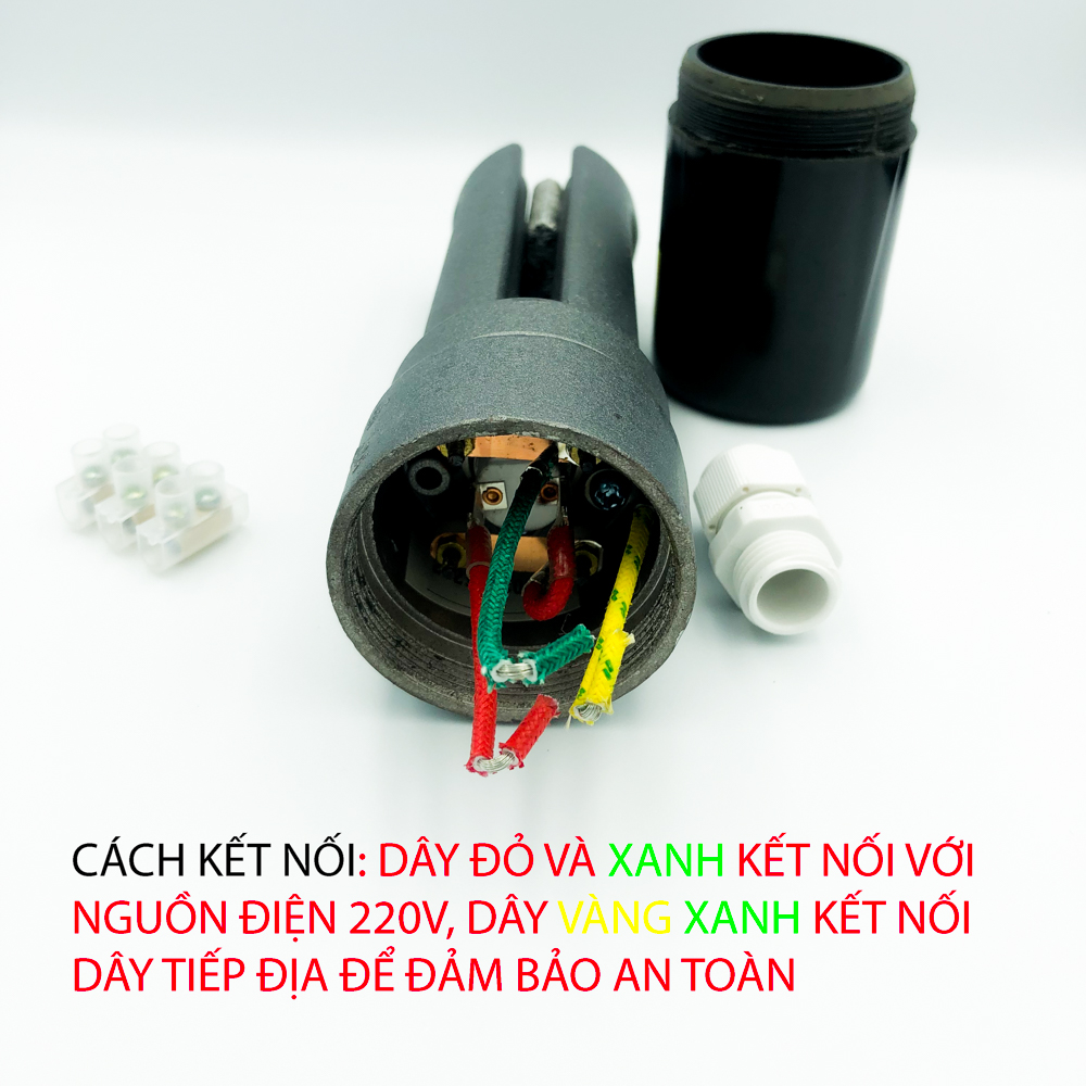 Điện trở phi 47/58 tự ngắt phủ chống ăn mòn 2000W máy nước nóng năng lượng mặt trời