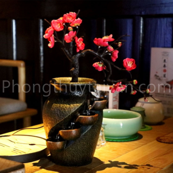 Thác nước HOA ANH ĐÀO cao 40cm