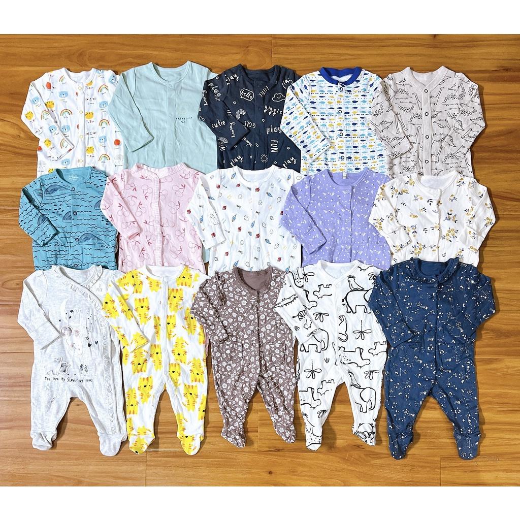 [Mặc Nằm Điều Hòa] Body Sleep Suit Xuất Dư Loại B Hàng Tồn Lô/Lỗi Nhẹ Cho Bé 3-14kg