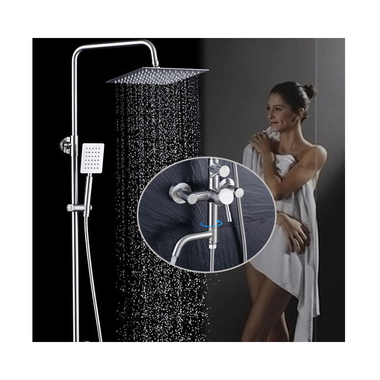 Bộ cây sen vòi tắm nóng lạnh SUS304