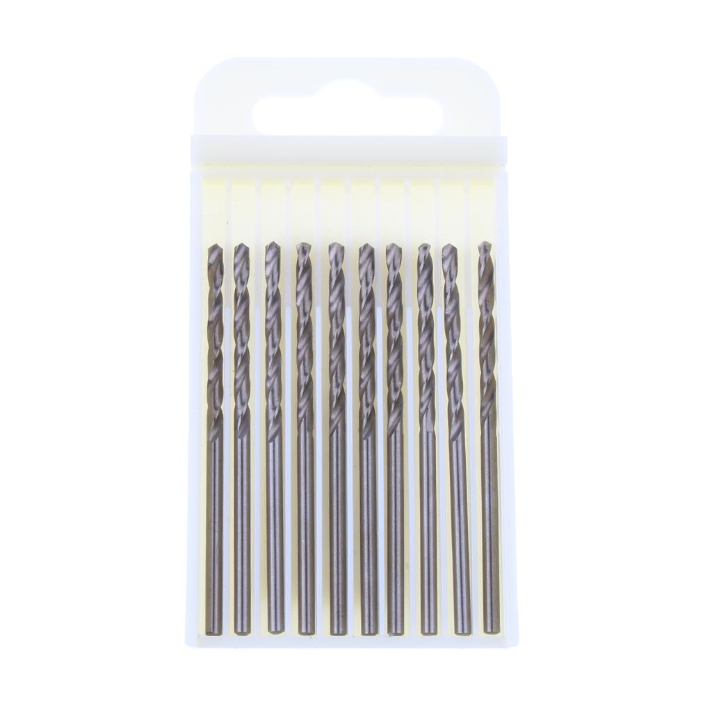 2.2mm HSS Twist Drill Bit Straight Shank For Metal Plastic Power Tool 10pcs