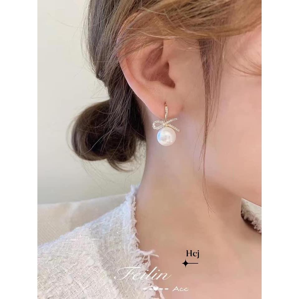 BÔNG TAI BẠC TA - BÔNG TAI NƠ XINH XẮN -