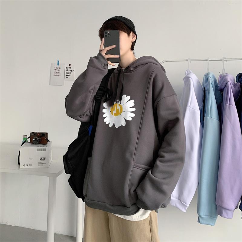 Áo Hoodie Tay Dài Thời Trang Phong Cách Hàn Quốc Cho Nam 3 Màu M-2Xl