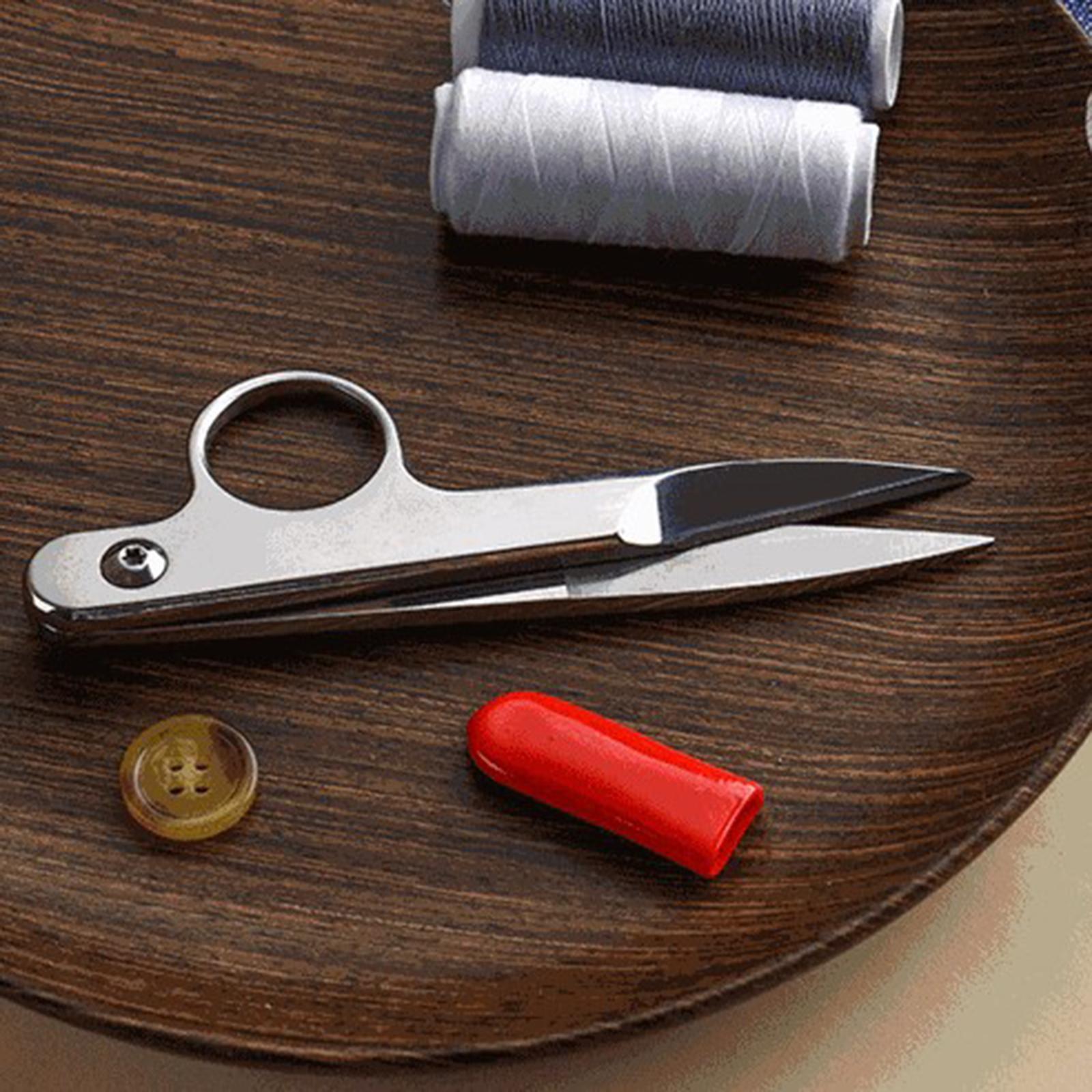 Sewing Scissors, Mini Thread Scissors Trimming Nippers 5” Embroidery Multifunctional Embroidery Shear for Quilting Crafts Fabric DIY