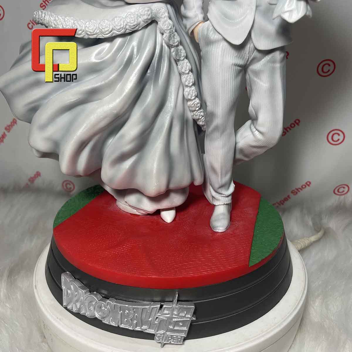 Mô hình Son Goku Chichi - Figure Goku Chichi Wedding 7 viên ngọc rồng