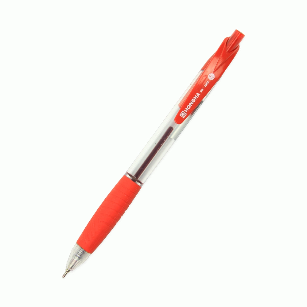 Bút Semi Gel Hồng Hà 2607 Ngòi 0.7 mm Siêu Êm (Xanh / Đỏ / Đen)