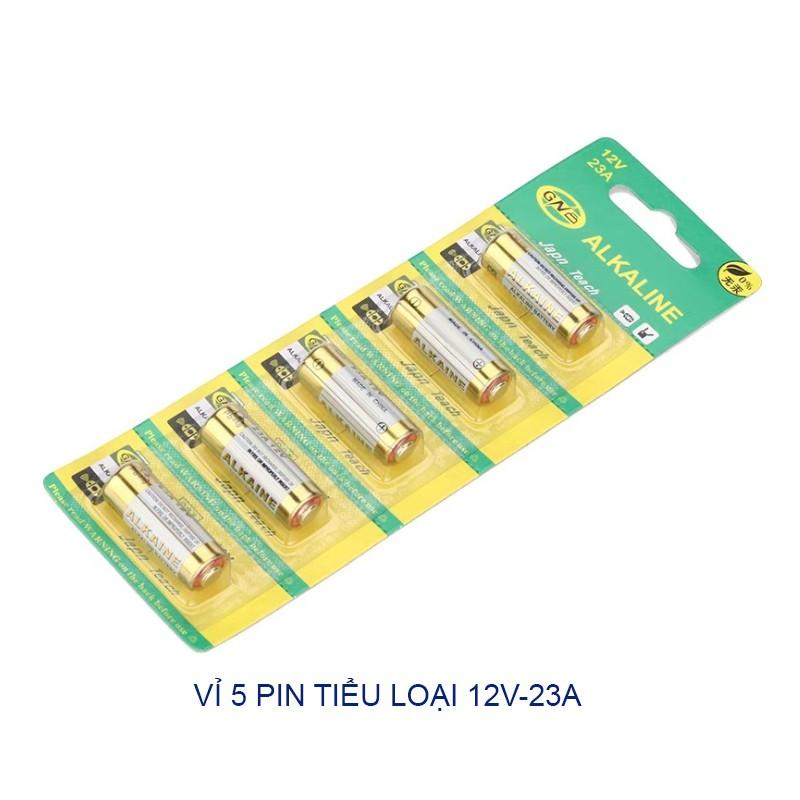 BỘ 5 VIÊN PIN TIỂU 12V23A CHO ĐIỀU KHIỂN CỬA CUỐN, ĐIỀU KHIỂN TỪ XA KHÁC