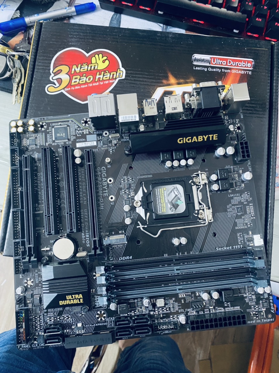 Bo Mạch Chủ (Mainboard) GIGABYTE B250M - D3H - HÀNG CHÍNH HÃNG