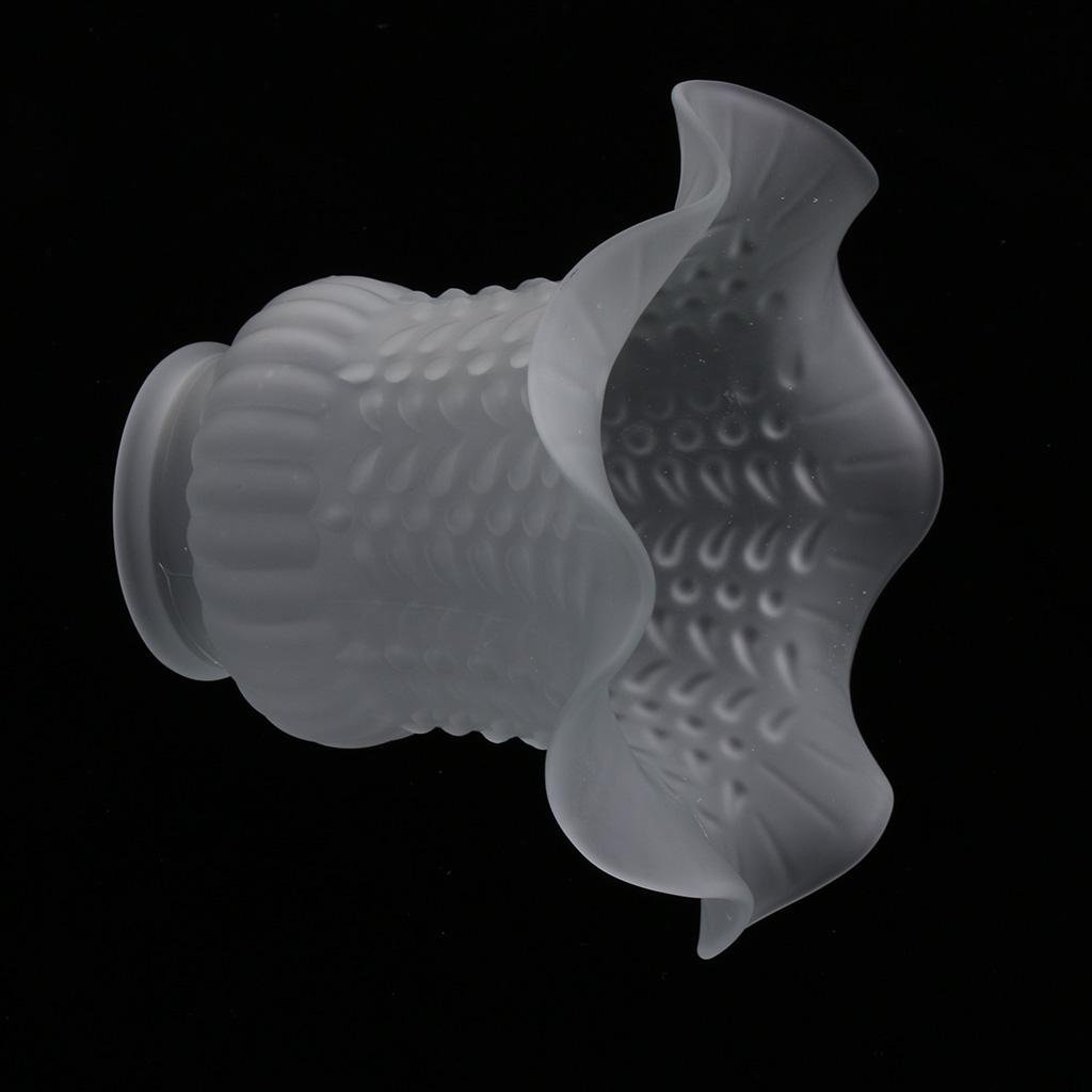 3pcs E27 Clear Glass Ceiling Fan Light Chandelier Wall Sconce Light Shades