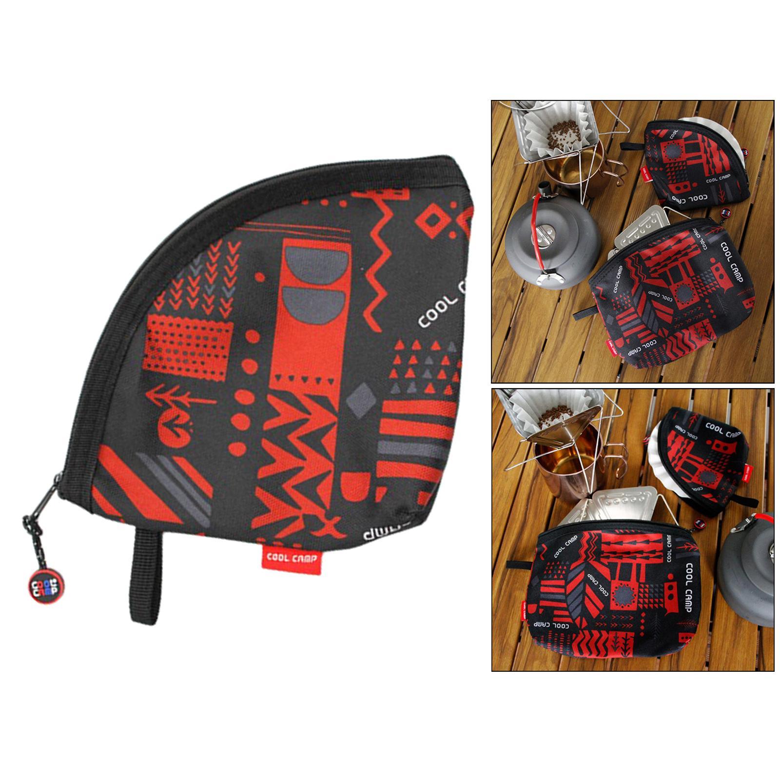 Storage Bag Coffee Tool Handbag Cookware Bag Camping Accessory 12.5x19cm