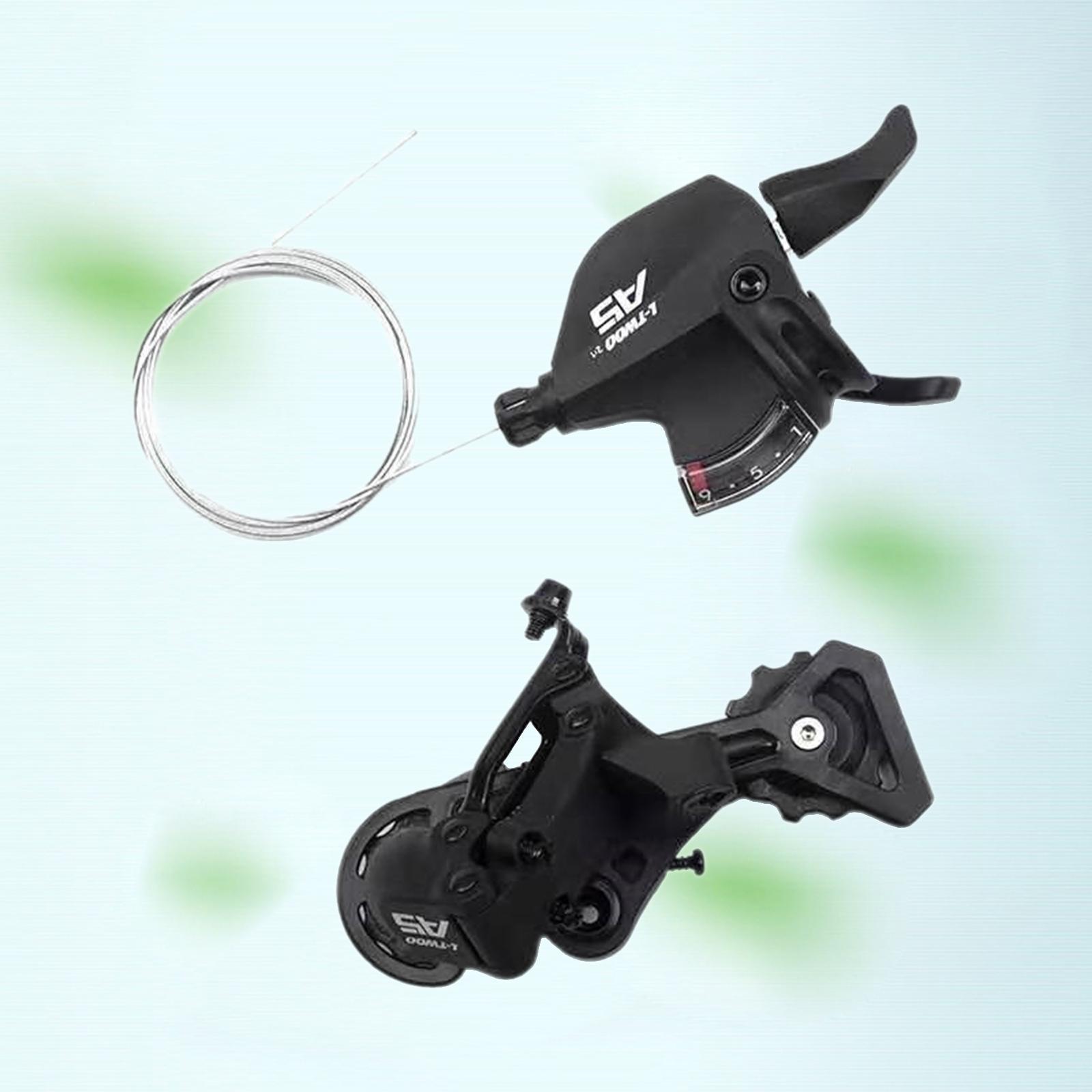 Mountain Bike Groupset Rear Derailleur & Right Shifter Gear Brake Lever