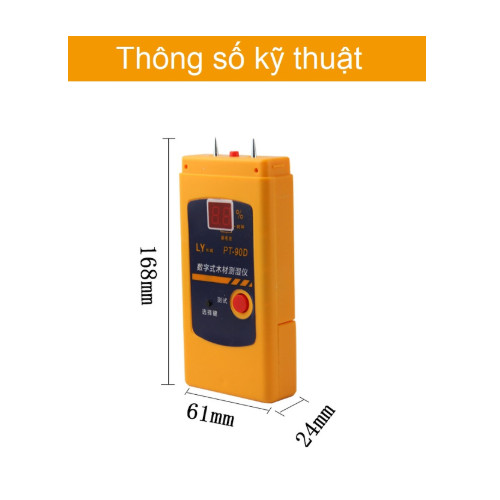 Thiết bị đo độ ẩm gỗ cảm biến thông minh siêu nhạy, chính xác