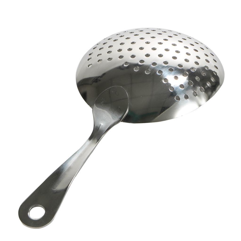 Stainless Steel Julep Strainer Bar Cocktail Shaker Ice Strainer