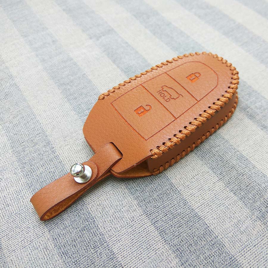 Bao da chìa khóa smartkey xe hơi Peugeot