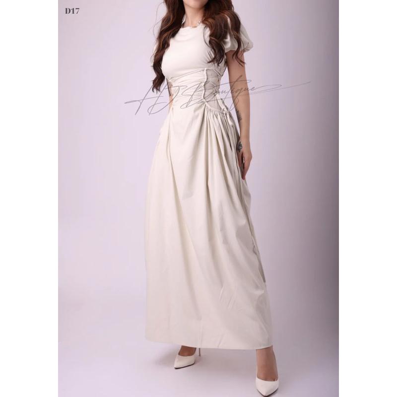 Đầm cột dây ôm sát -D17