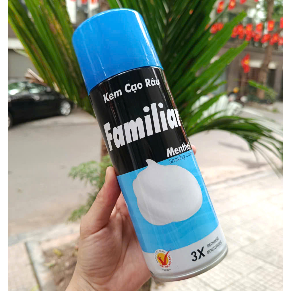 Bọt cạo râu Figaro giúp làm mềm râu tránh đau rát Italy 400ml