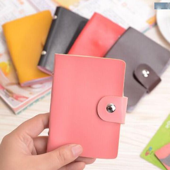 Ví da đựng thẻ ATM 24 ngăn – Bóp da 24 ngăn đựng giấy tờ nữ F329SP1
