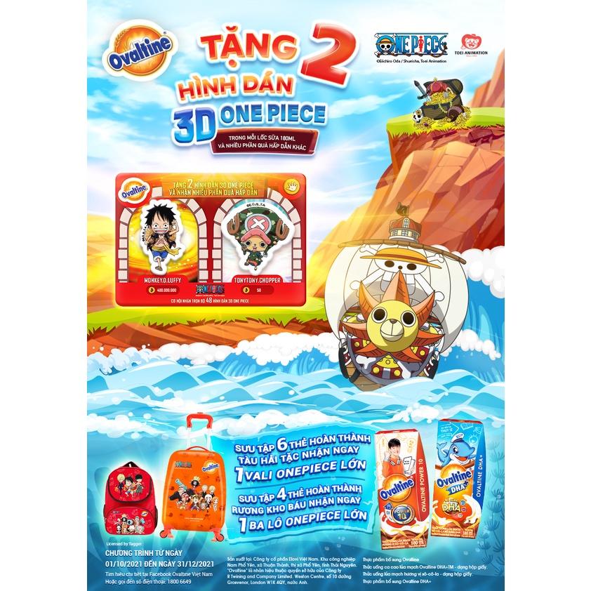 (Tặng 3 Bình Nước Duy Tân) Thức uống lúa mạch hương vị sô-cô-la Ovaltine PRO hộp giấy 180mlx4 công thức mới