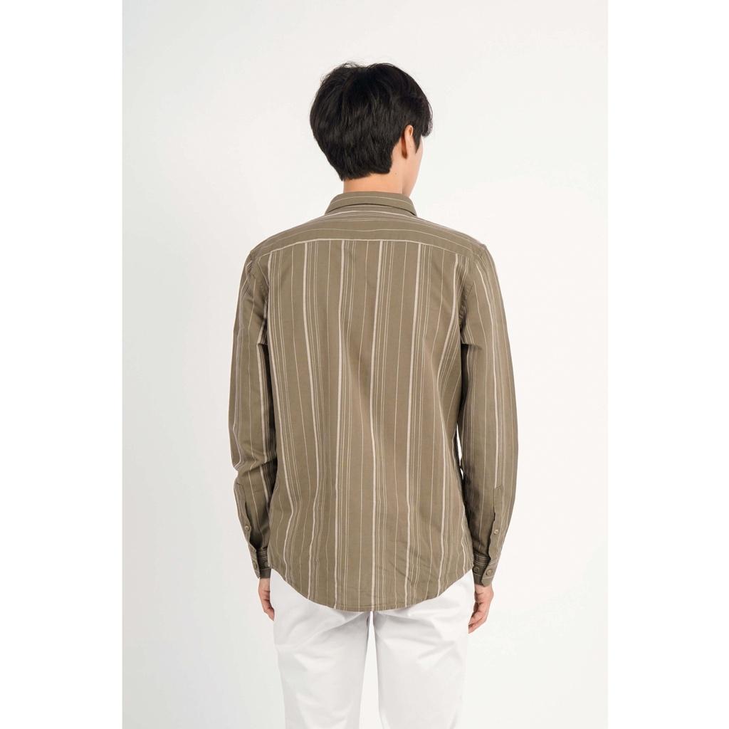 Áo sơ mi nam linen kẻ sọc 2 màu. FITTED FORM - 10F21SHL007 - LASTORE MENSWEAR