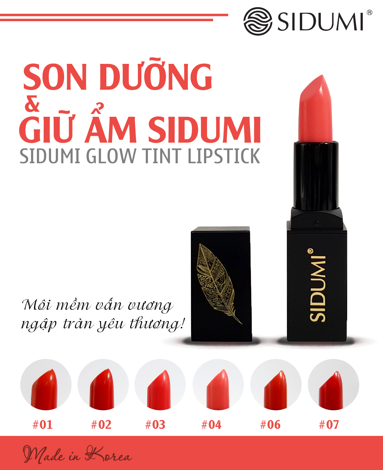 Son Dưỡng Và Giữ Ẩm Sidumi - SDM 612