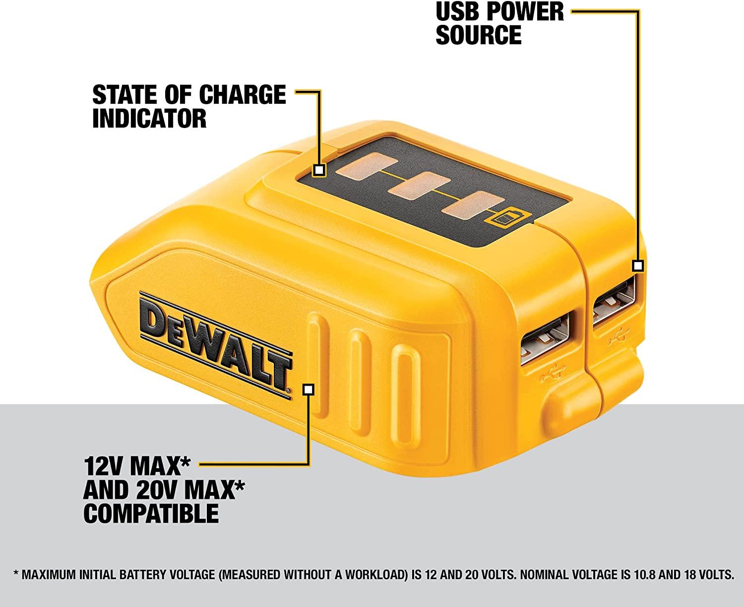 ĐẾ CHUYỂN PIN 12V-18V-20V DEWALT DCB090-KR - HÀNG CHÍNH HÃNG