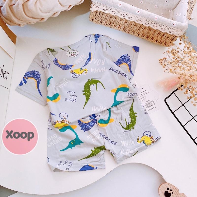 Bộ Cộc Tay Cotton Lạnh Cực Đẹp Cho Bé