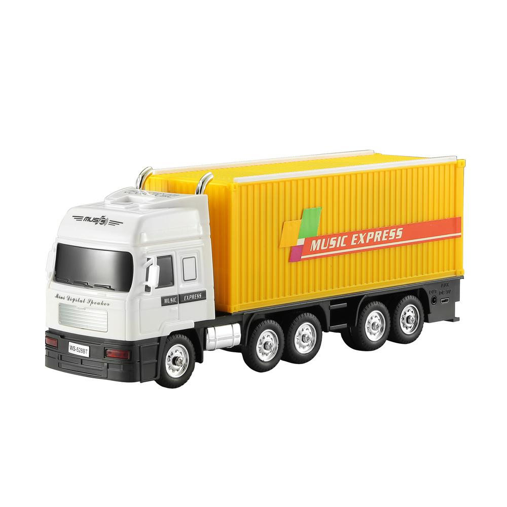 ABS Di Động Bluetooth Loa Ngoài Trời TWS Xe Tải Xe Mô Hình Loa Không Dây Với USB Thẻ TF Đài FM/Màn Hình Hiển Thị LED Color: WS-528 Random color