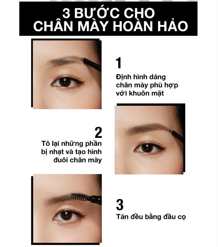 Chì Kẻ Chân Mày Maybelline Define&amp;Blend N. Brown