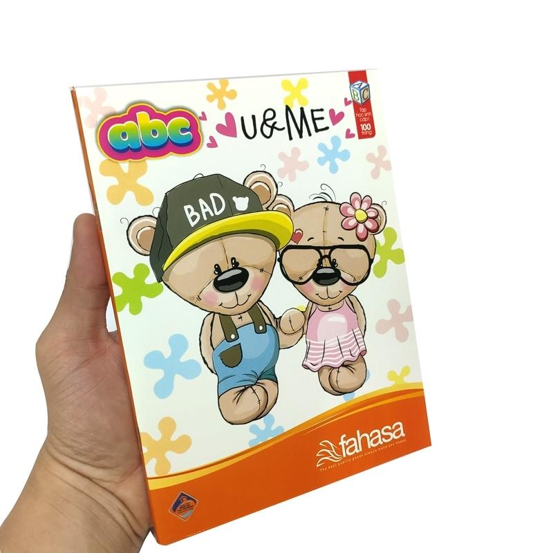 Combo 5 Tập 4 Ô Ly 100 Trang ĐL 100g/m2 - FAHASA (Mẫu Màu Giao Ngẫu Nhiên)