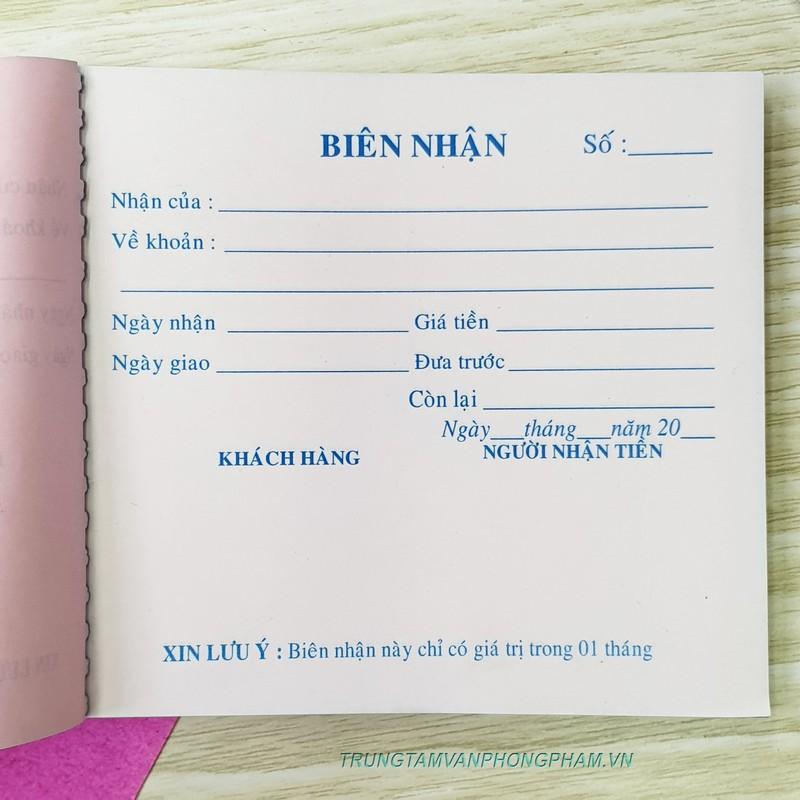 GIẤY BIÊN NHẬN 2 LIÊN