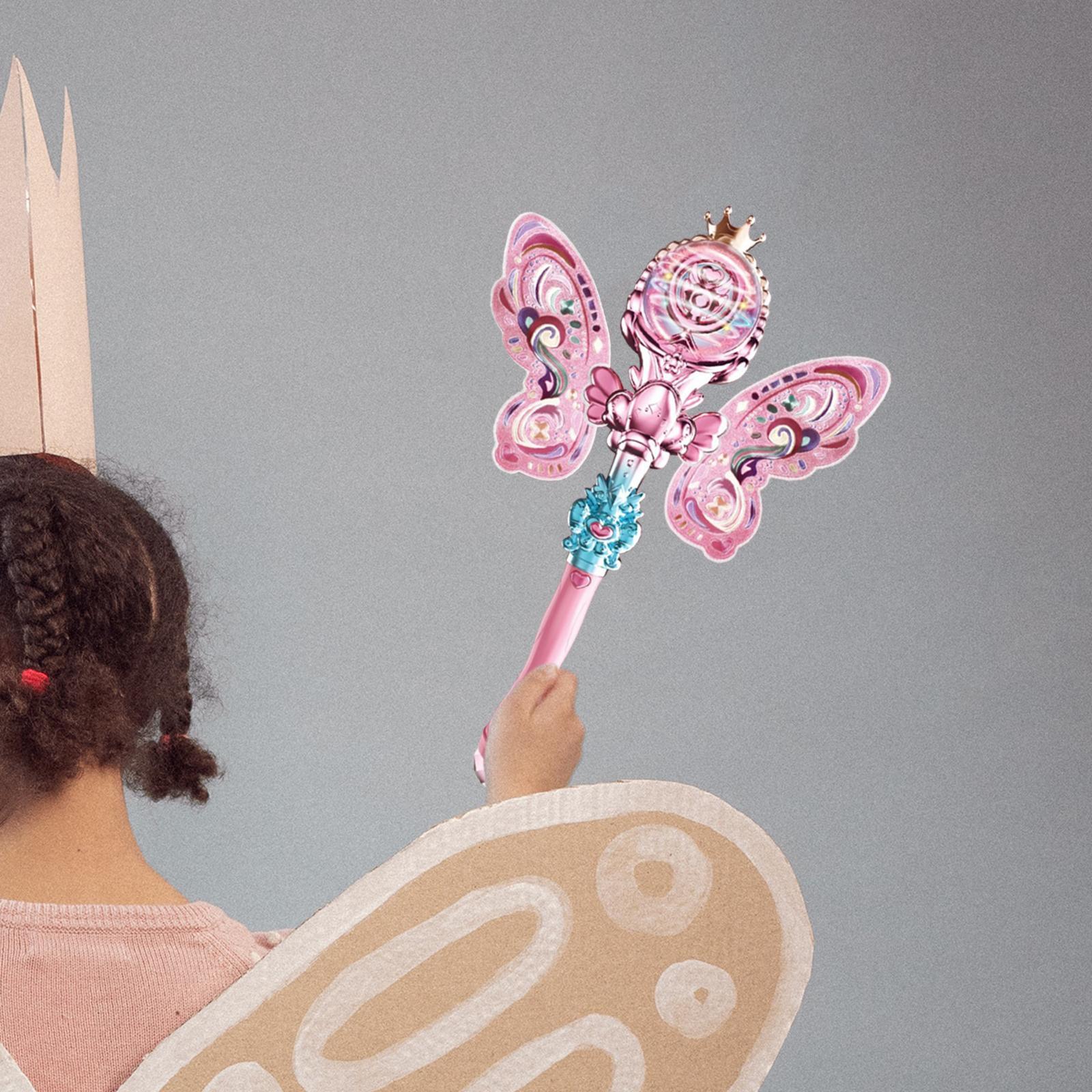 Light up Princess Wands Light up Toy for Halloween Birthday Gift Photo Props