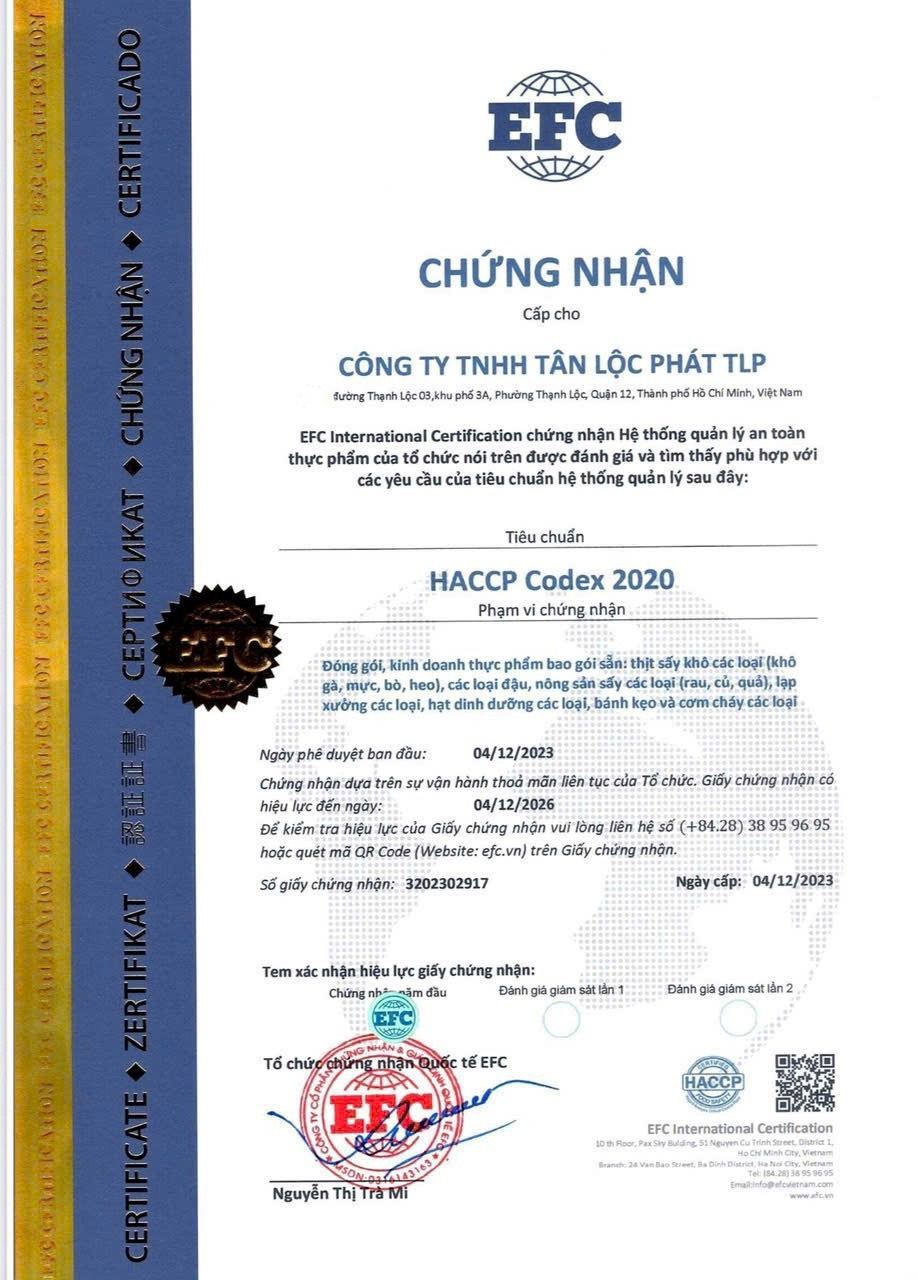 NHÂN HẠT BÍ XANH TÂN LỘC PHÁT