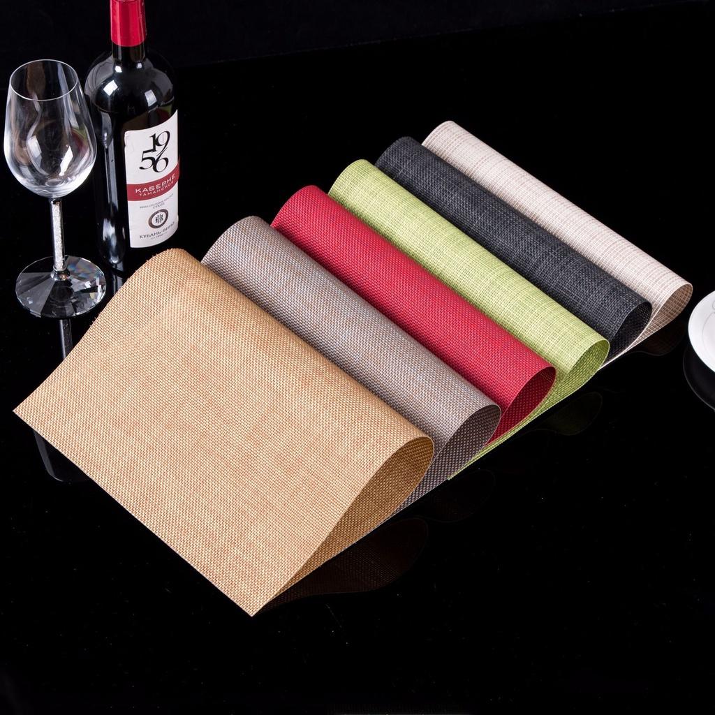 AA 8PCS Household Placemats, Heat-resistant Placemat, Washable Table Mats, Non-slip Placemats for Dining Table