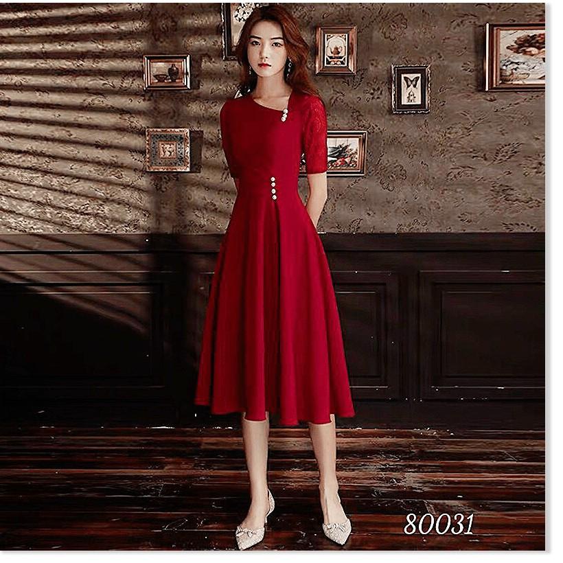 ĐẦM COTTON LẠNH PHỐI REN,THIẾT KẾ HỌA TIẾT TRƠN NHƯNG KHÔNG KÉM PHẦN SANG TRỌNG TRANG NEMO 36 FASHION