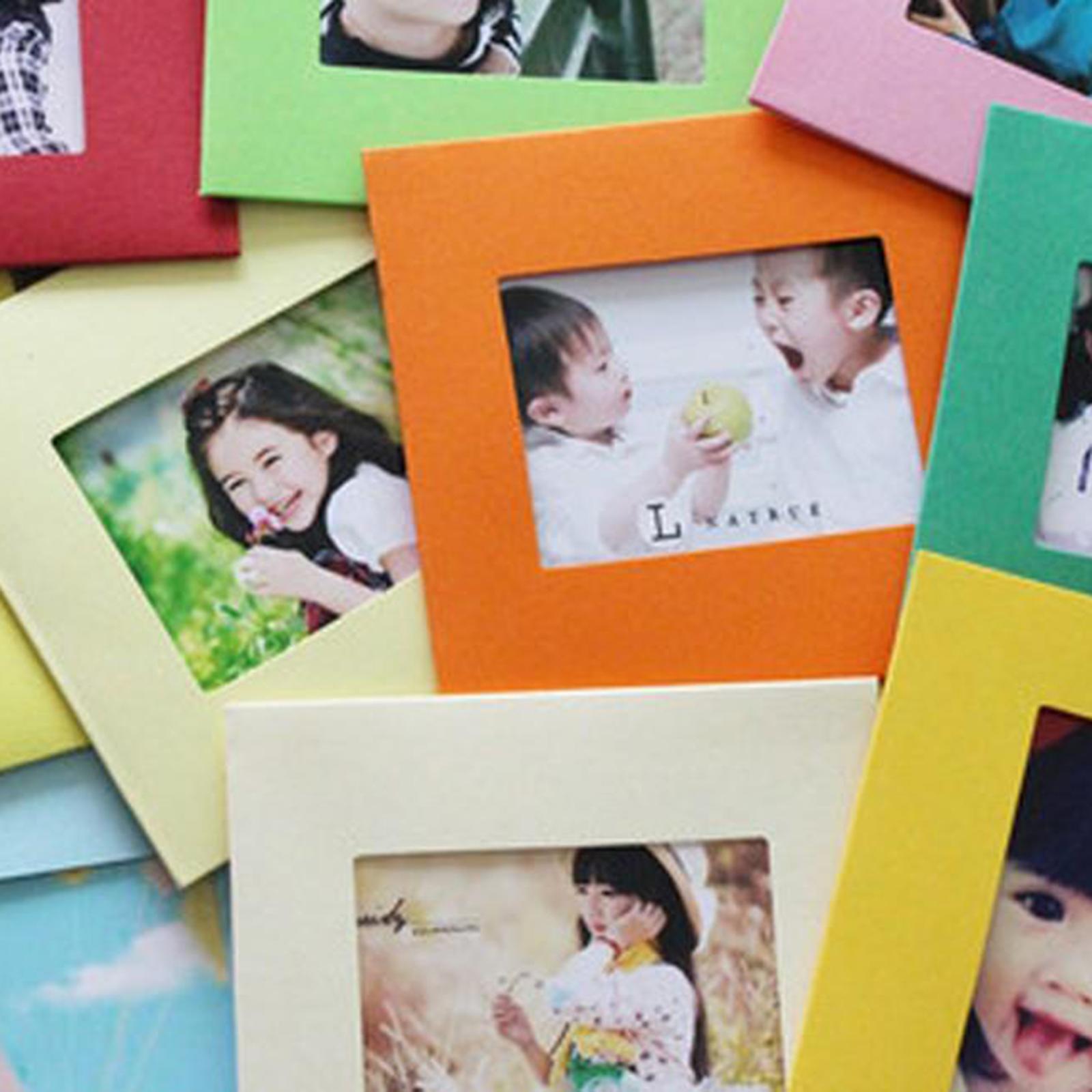 Paper Photo Picture Frame Display Craft Rope Clip Ornaments 30pcs 3in