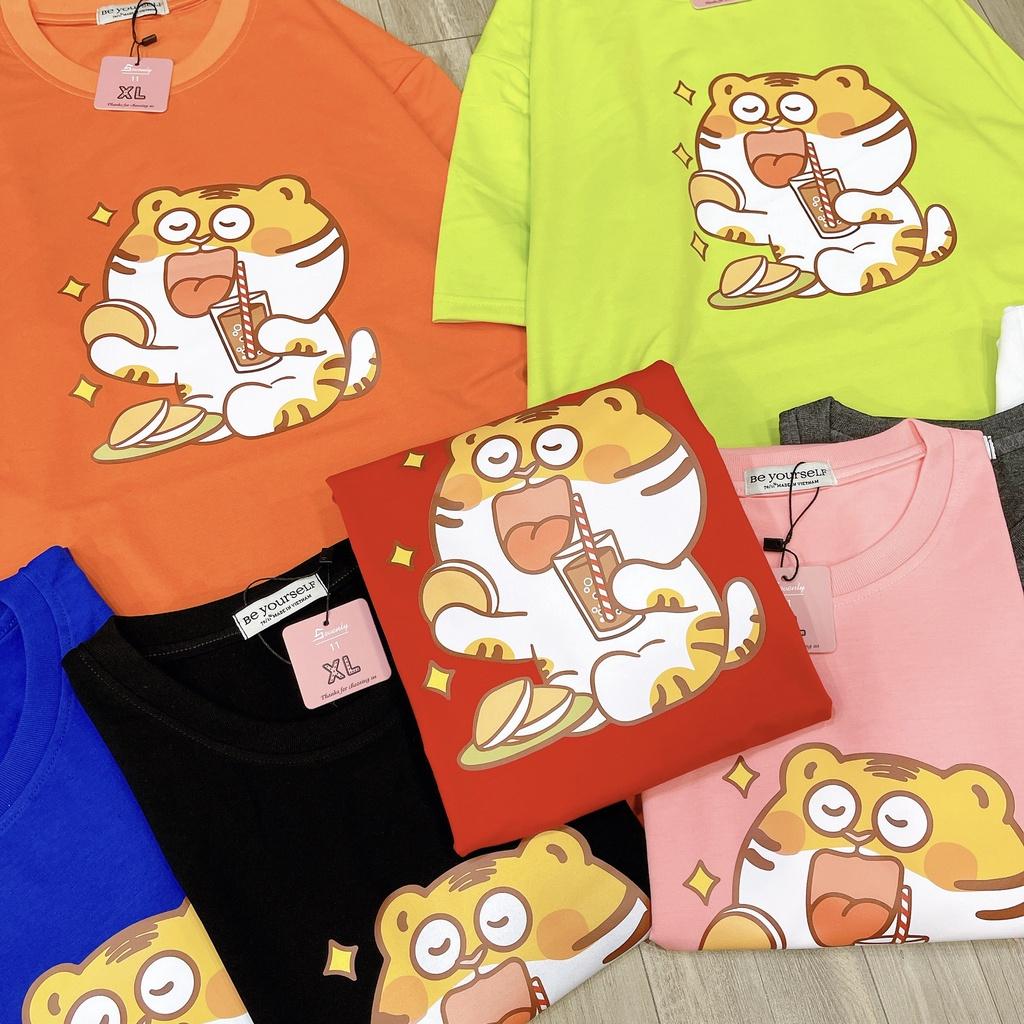 Áo Thun Tay Ngắn Unisex Đủ Size M L XL - CỌP ĂN BÁNH RÁN