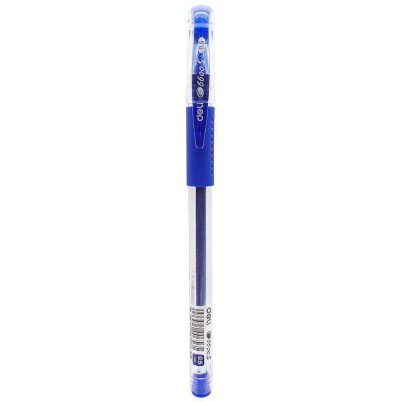Hộp 12 Bút Gel 0.5 mm - Deli E6600S_XD - Mực Xanh