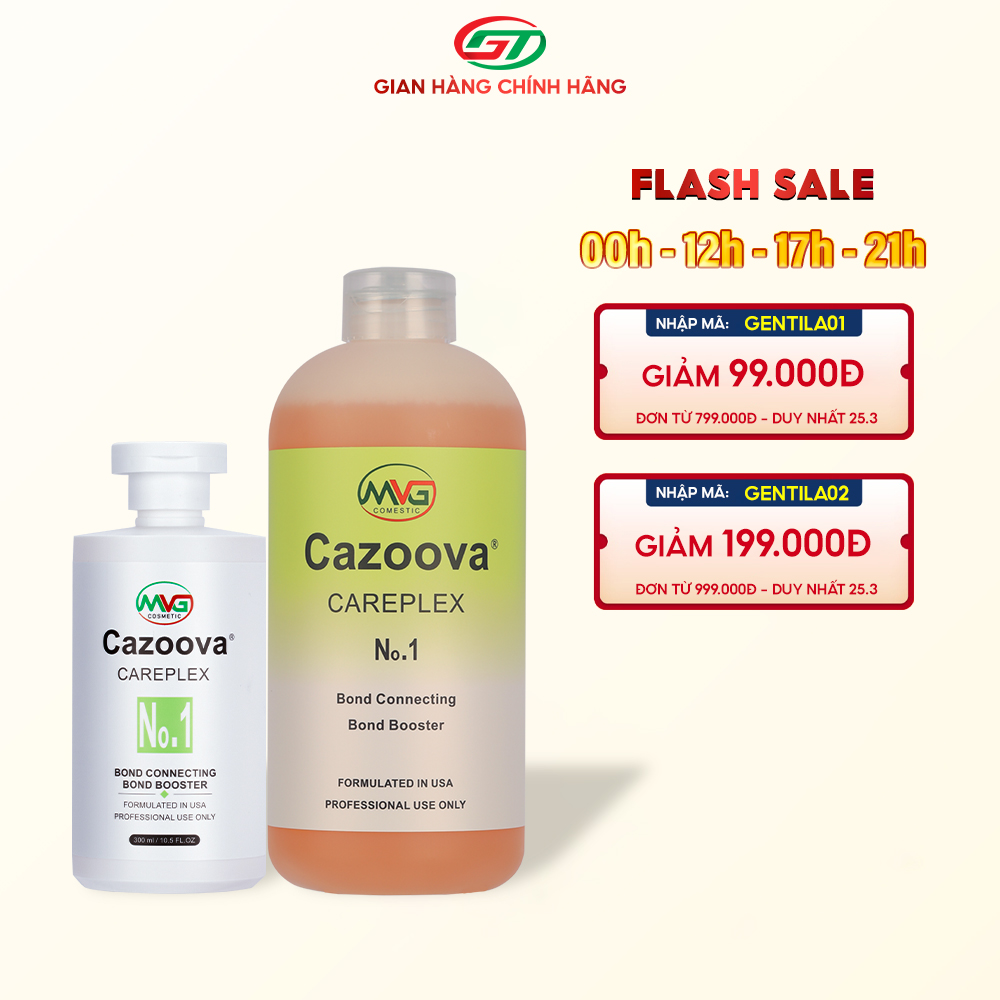 Phục hồi tóc Keratin Nuôi Dưỡng &amp; Phục Hồi tóc hư tổn Cazoova Careplex No.1 700ml