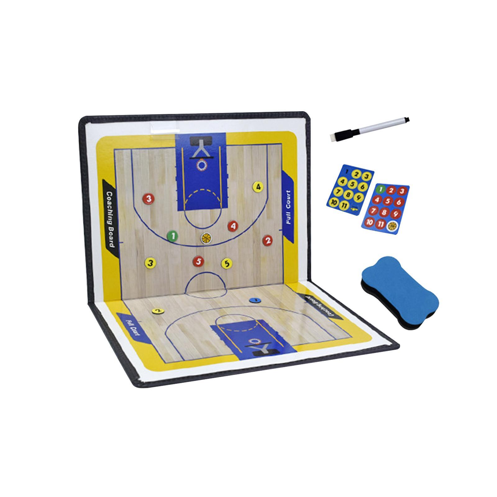 Basketball Professional Strategy Board with Erasable Marker