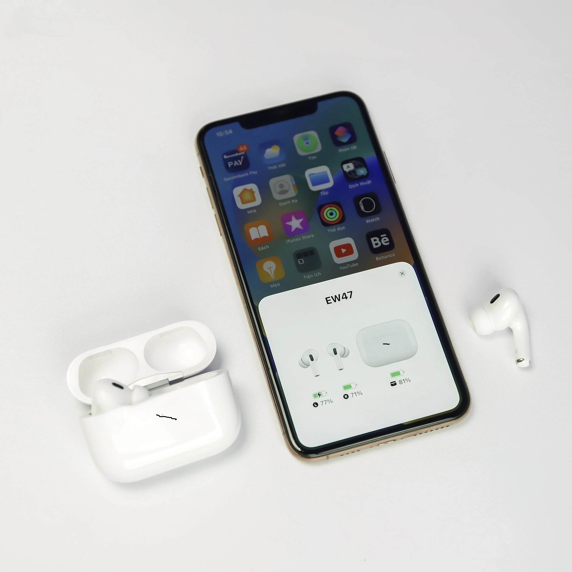 Tai nghe Bluetooth Hoco EW47 chống ồn ANC có mic đàm thoại, nghe nhạc liên tục trong 7 giờ, định vị, đổi tên - Hàng chính hãng