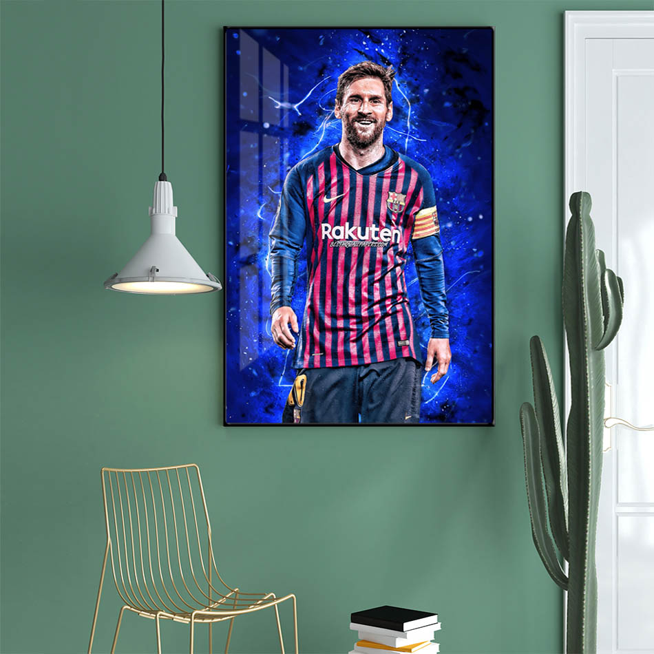 Tranh canvas cầu thủ bóng đá Messi FB001