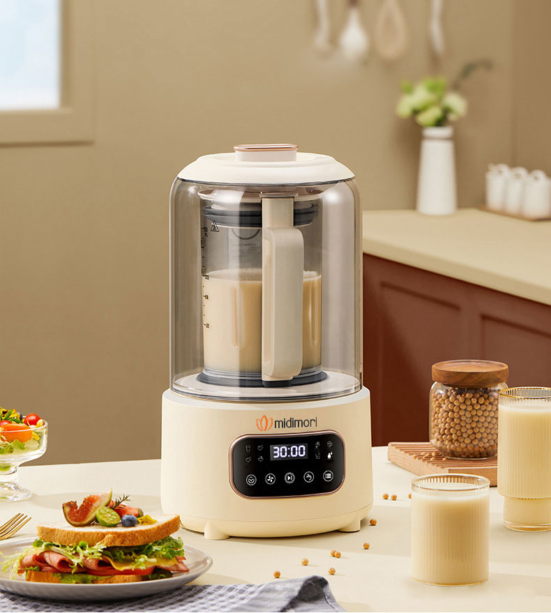Combo Máy Làm Sữa Hạt Đa Năng Midimori MDMR-668 Và Máy Xay Thịt Midimori GC-24338 - Hàng Chính Hãng