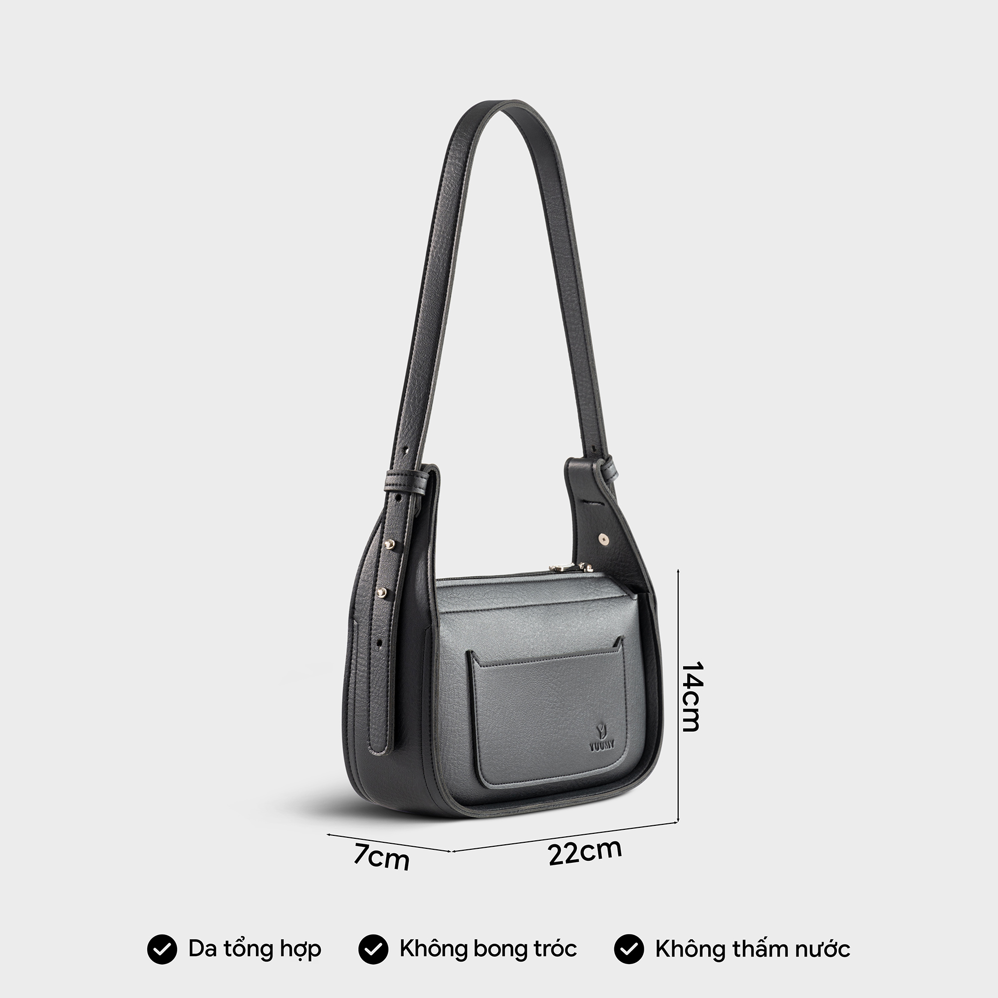Túi Yuumy ( Thời trang nữ xinh xắn size 22 - Túi đeo vai da Seasand YN224 )