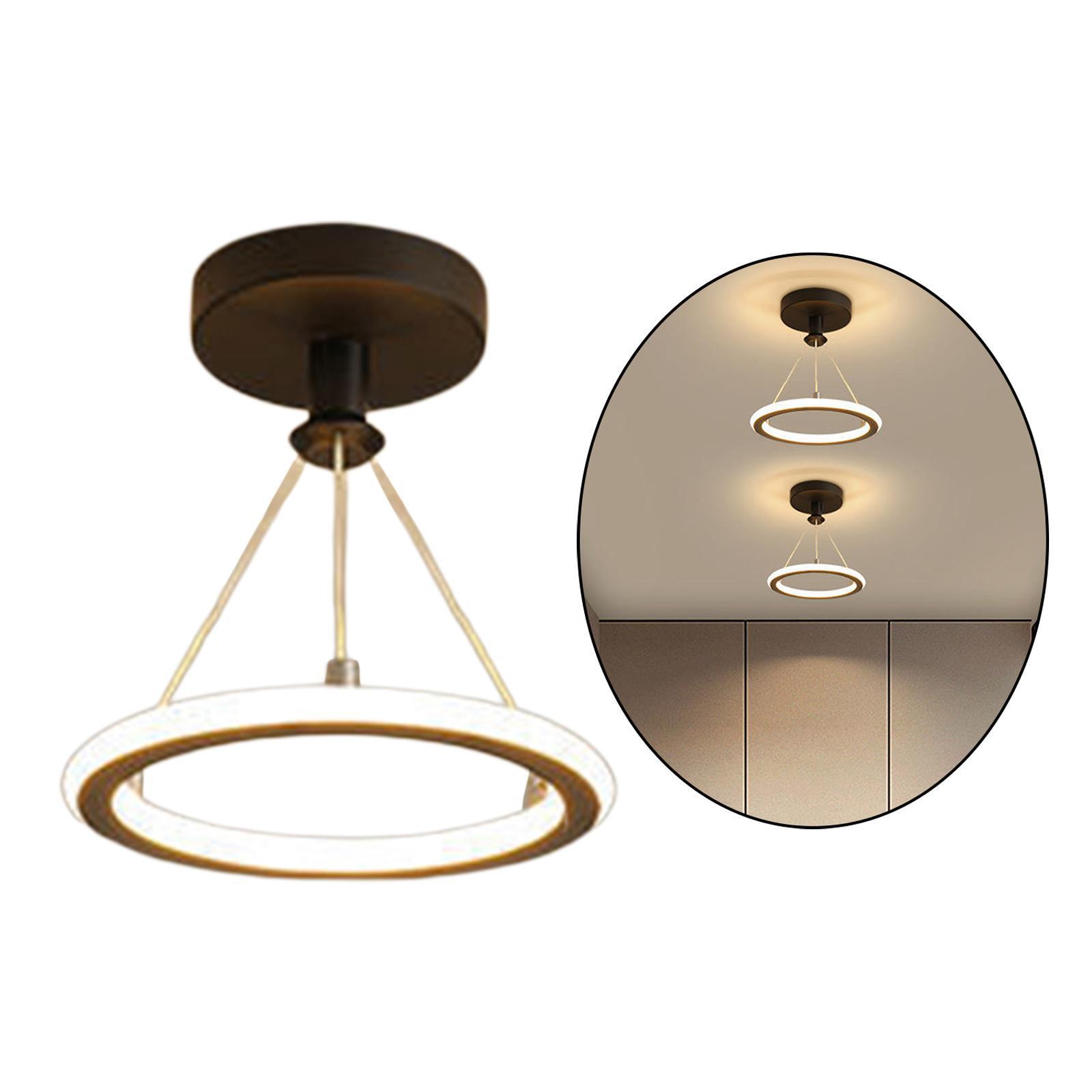 Modern Pendant Light Bar Lamp Room Decor LED Ceiling Lights Hotel Lighting Black