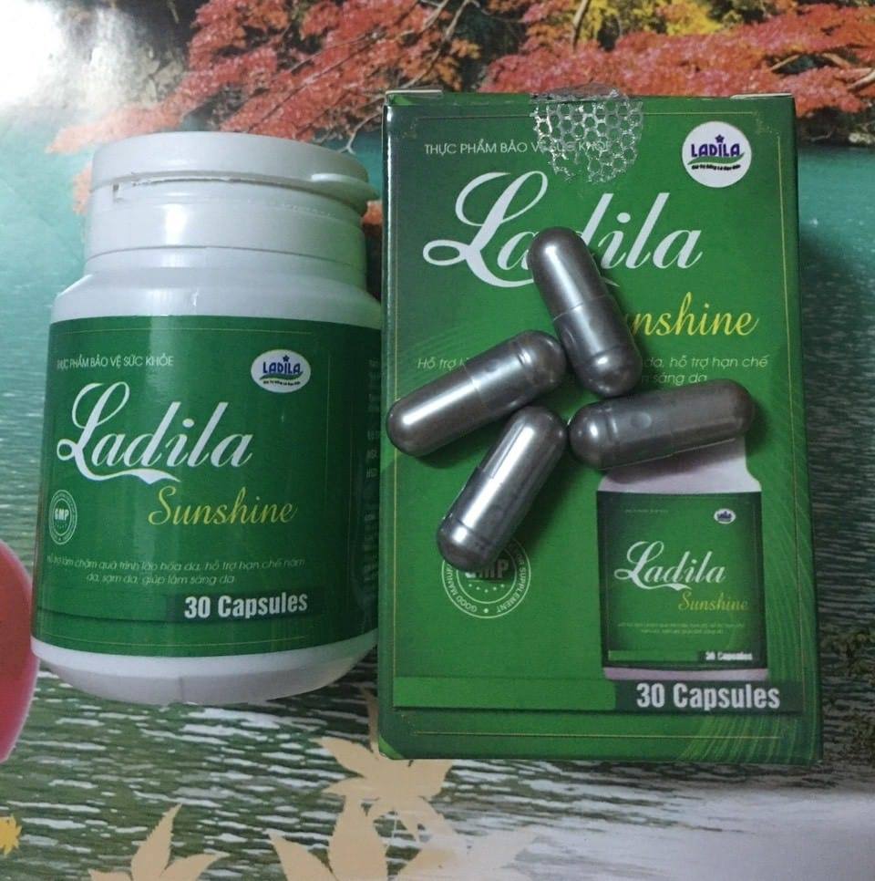 Viên Uống Trắng Da Chống Nắng Ladila Sunshine