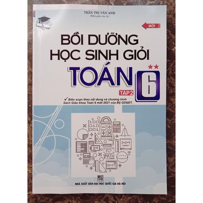 Sách - Combo Bồi dưỡng học sinh giỏi Toán 6 (Tập 1 + Tập 2)