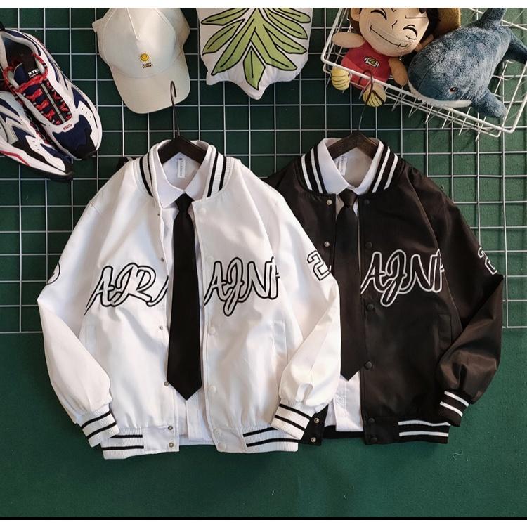 Áo Bomber nữ ARAFAN 23, vải dù hai lớp phối nút bấm, phong cách streetwear cá tính