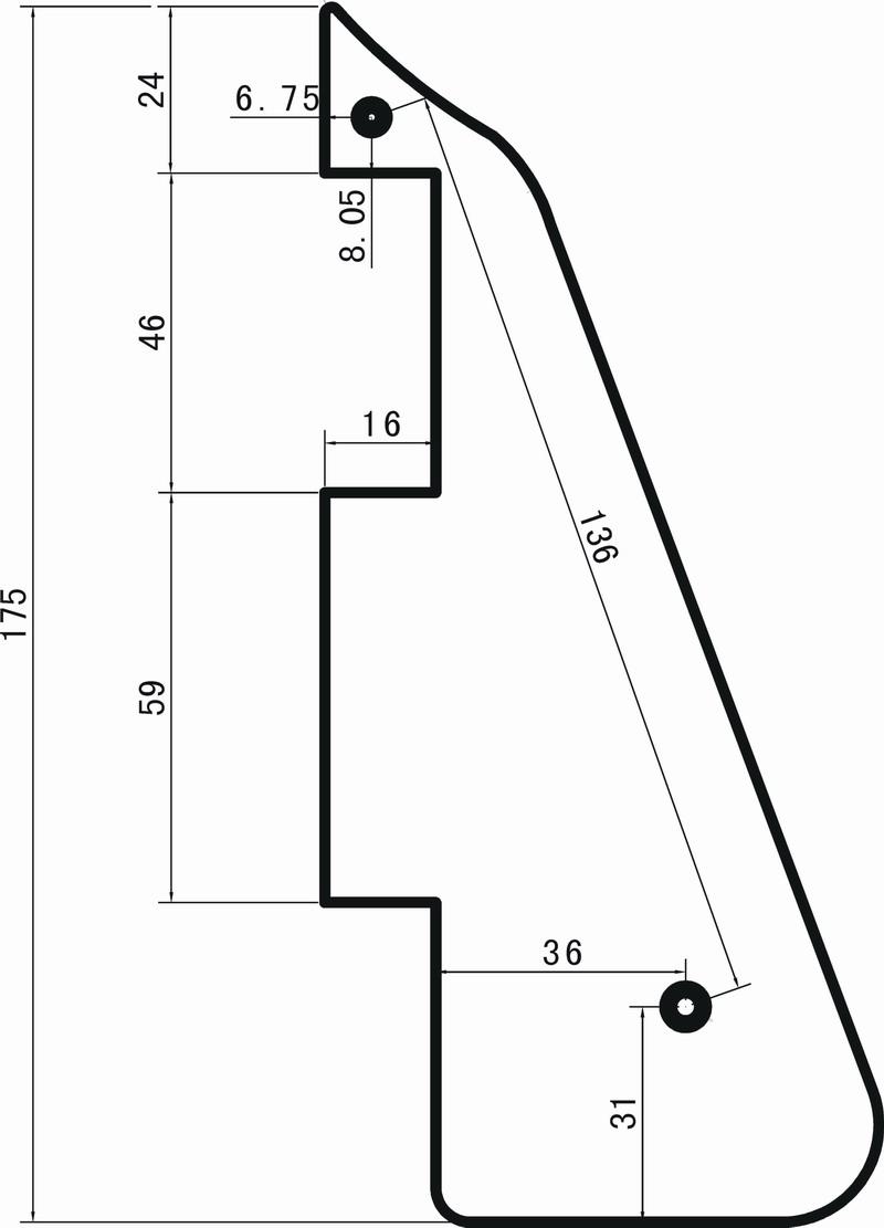 Bridge Tailpiece for Les Paul
